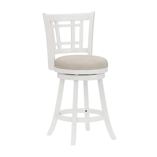 Hillsdale Furniture - Fairfox Wood Counter Height Swivel Stool, White - 4650-828 veiw 1