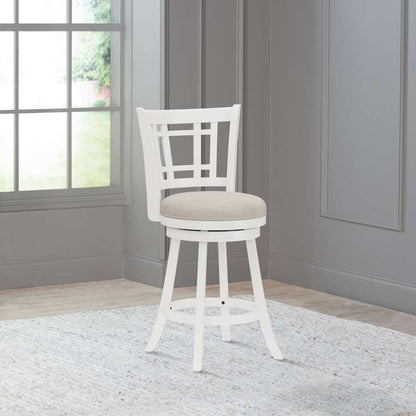 Hillsdale Furniture - Fairfox Wood Counter Height Swivel Stool, White - 4650-828 veiw 3
