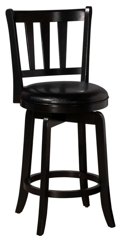 Hillsdale Furniture - Presque Isle Wood Counter Height Swivel Stool, Black - 4478-826 veiw 1