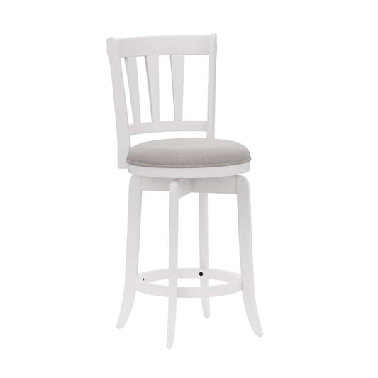 Hillsdale Furniture - Presque Isle Wood Counter Height Swivel Stool, White - 4478-828 veiw 1