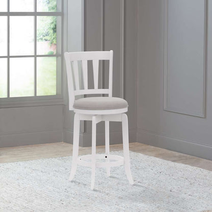 Hillsdale Furniture - Presque Isle Wood Counter Height Swivel Stool, White - 4478-828 veiw 3