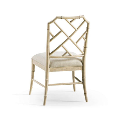 Jonathan Charles Fine Furniture - Timeless Saros Chippendale Bamboo Side Chair in Stripped Oak - 003-2-121-STO veiw 3