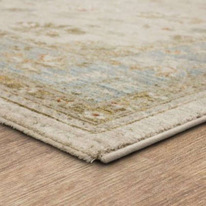 Karastan - Adalia Iznik Cream 6 7in x 9 6in Area Rug - RG847-741-079114-IP veiw 3