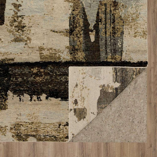 Karastan - Depiction by Stacy Garcia Annora Neutral 6 x 9 Area Rug - RG144-501-072108-IS veiw 2