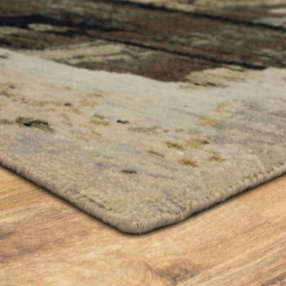 Karastan - Depiction by Stacy Garcia Annora Neutral 8 x 10 Area Rug - RG144-501-096120-IS veiw 4