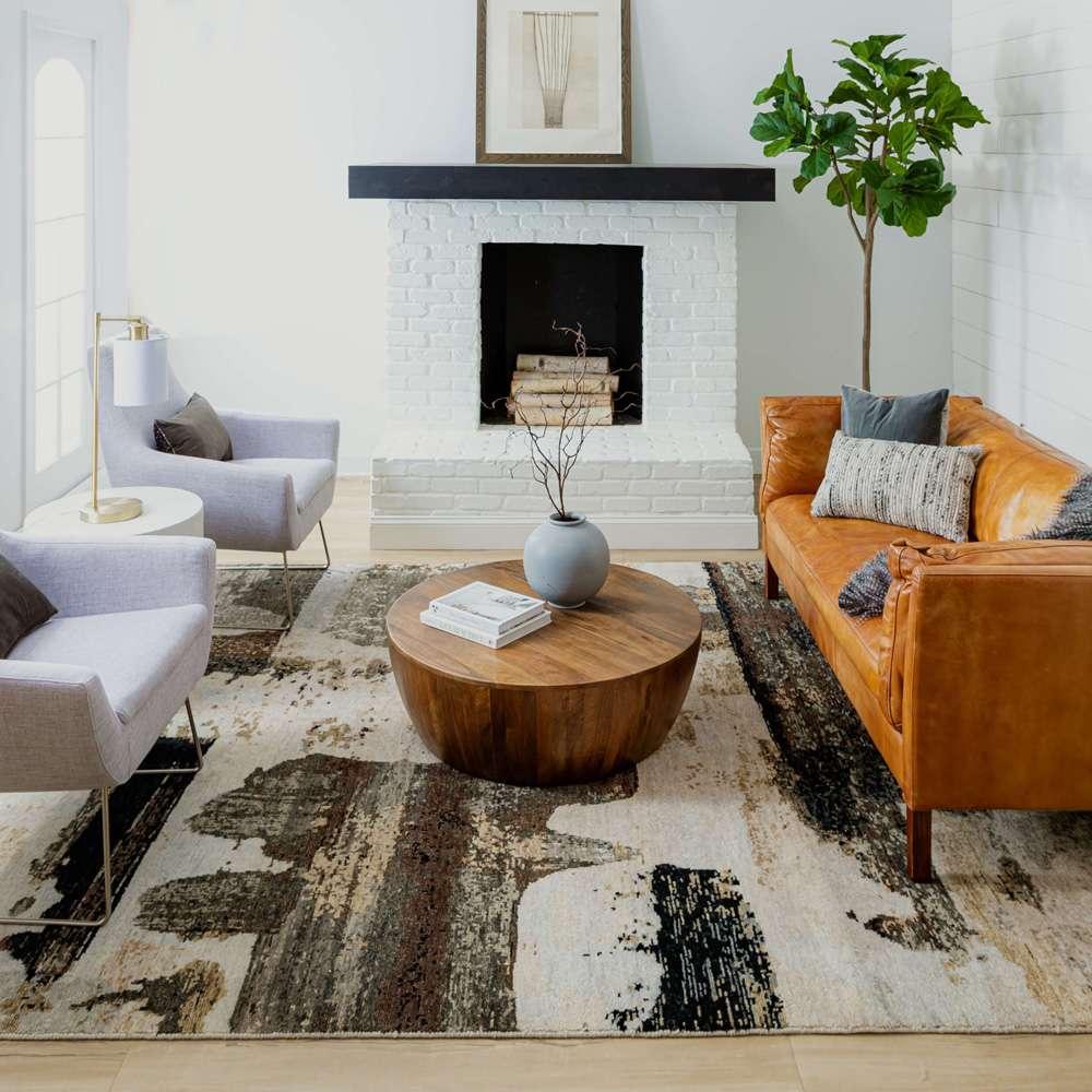Karastan - Depiction by Stacy Garcia Annora Neutral 8 x 10 Area Rug - RG144-501-096120-IS veiw 5