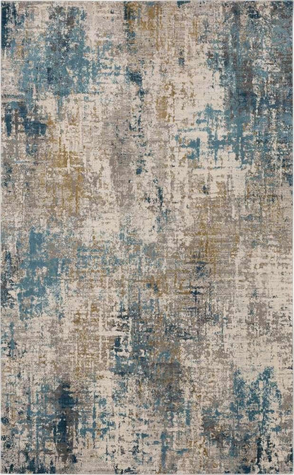 Karastan - Tryst Marseille Blue 5 x 8 Area Rug - RG073-103-060096-IP veiw 1