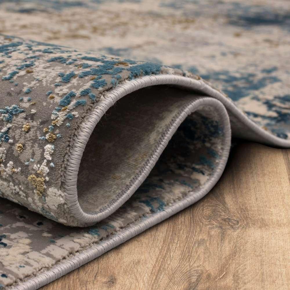 Karastan - Tryst Marseille Blue 5 x 8 Area Rug - RG073-103-060096-IP veiw 2