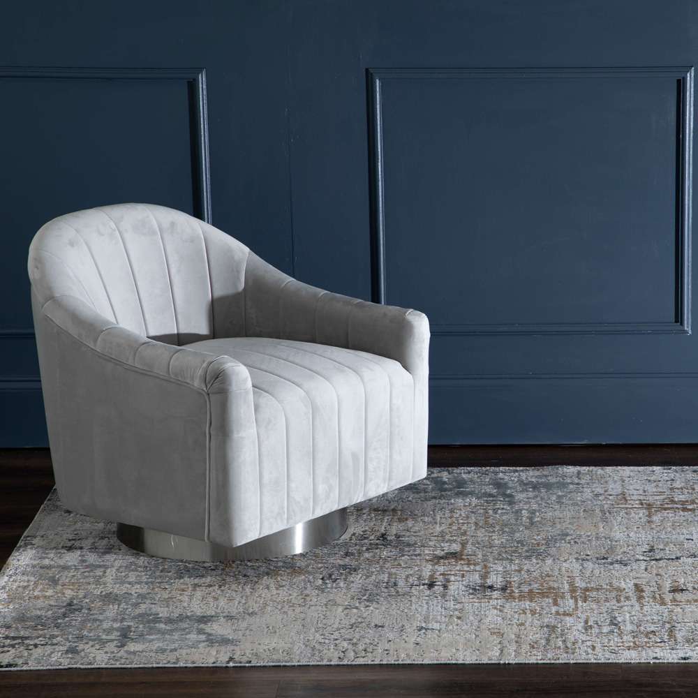 Karastan - Tryst Marseille Grey 5 x 8 Area Rug - RG073-131-060096-IP veiw 4