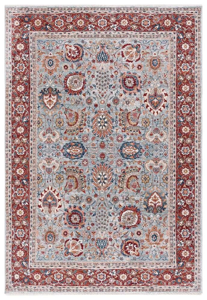 Lauren Ralph Lauren - 1412 Rug - 5 X 7 - Grey Blue / Red veiw 1
