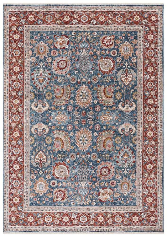 Lauren Ralph Lauren - 1412 Rug - 5 X 7 - Navy / Red Ivory veiw 1