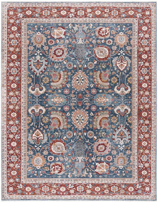 Lauren Ralph Lauren - 1412 Rug - 8 X 10-2in - Navy / Red Ivory veiw 1
