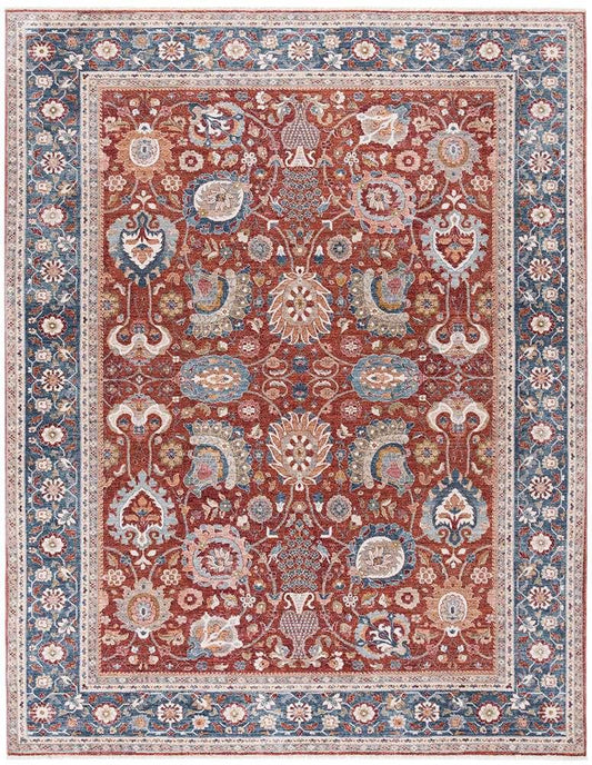 Lauren Ralph Lauren - 1412 Rug - 8 X 10-2in - Red / Navy Ivory veiw 1