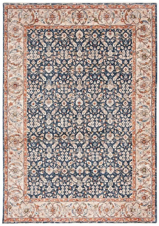 Lauren Ralph Lauren - Helena Rug - 5-3in X 7-6in - Navy / Beige veiw 1
