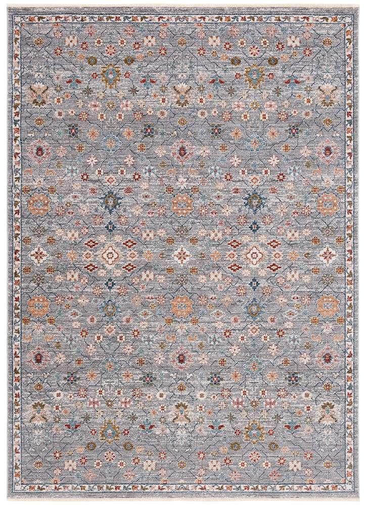 Lauren Ralph Lauren - Kempton Rug - 5 X 7 - Grey Blue / Rust veiw 1