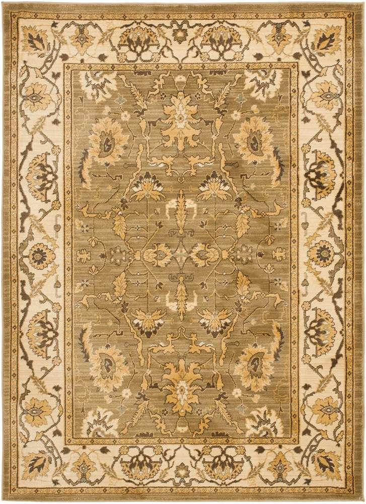 Lauren Ralph Lauren - Sheffield Rug - 9-6in X 13 - Green / Creme veiw 1