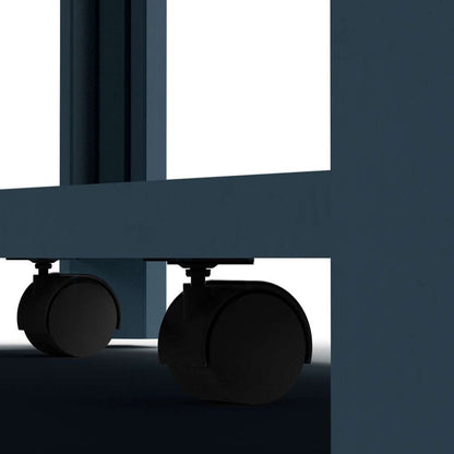 Legends Furniture - Bridgevine Home 48 in. Blue Denim and Whiskey Brown Finish Solid Wood Coffee Table - NT4210.BWK veiw 4