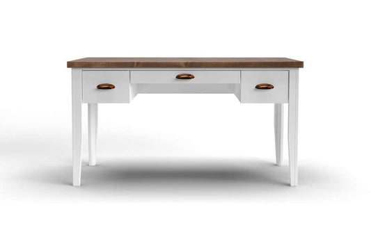 Legends Furniture - Bridgevine Home 53 in.White Wash and Barnwood Finish Solid Wood Writing Desk - HT6210.BJW veiw 2