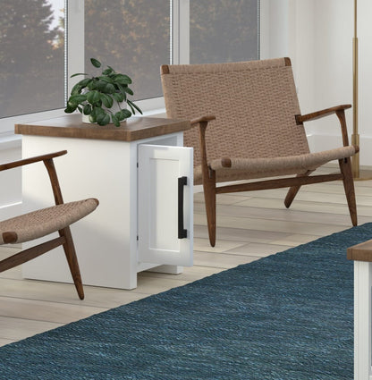 Legends Furniture - Bridgevine Home 14 in. W x 24 in. H Fully Assembled White Wash and Barnwood Finish Solid Wood Side Table - HT4520.BJW view 8