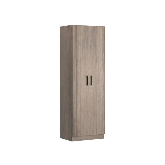 Living Essentials by Hillsdale - Lancaster Small Wood Kitchen Pantry with 2 Doors and 4 Shelves, Gray Oak - 5394-890 veiw 1