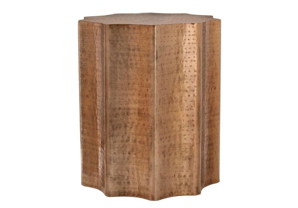 Monarch Specialties - Accent Table, Drum, Side, End, Nightstand, Lamp, Living Room, Bedroom, Copper Metal, Contemporary, Modern - I 3901 veiw 1