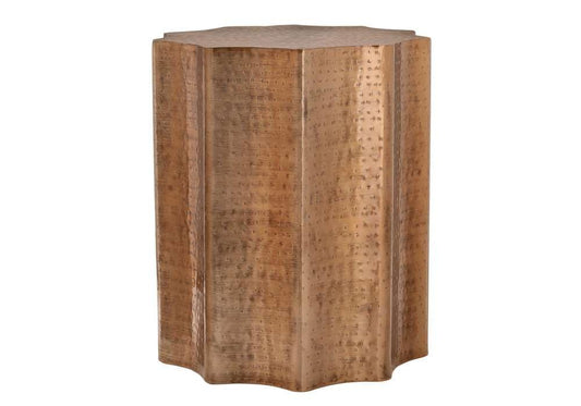 Monarch Specialties - Accent Table, Drum, Side, End, Nightstand, Lamp, Living Room, Bedroom, Copper Metal, Contemporary, Modern - I 3901 veiw 1