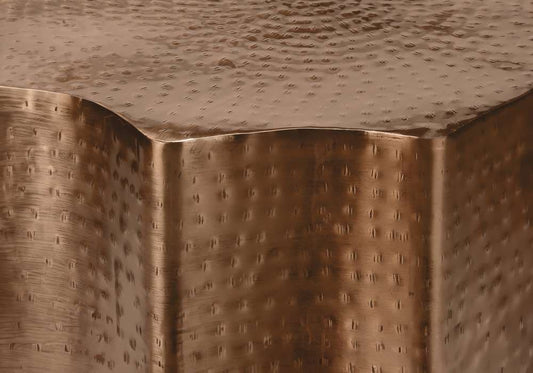 Monarch Specialties - Accent Table, Drum, Side, End, Nightstand, Lamp, Living Room, Bedroom, Copper Metal, Contemporary, Modern - I 3901 veiw 2