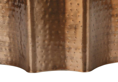 Monarch Specialties - Accent Table, Drum, Side, End, Nightstand, Lamp, Living Room, Bedroom, Copper Metal, Contemporary, Modern - I 3901 veiw 3