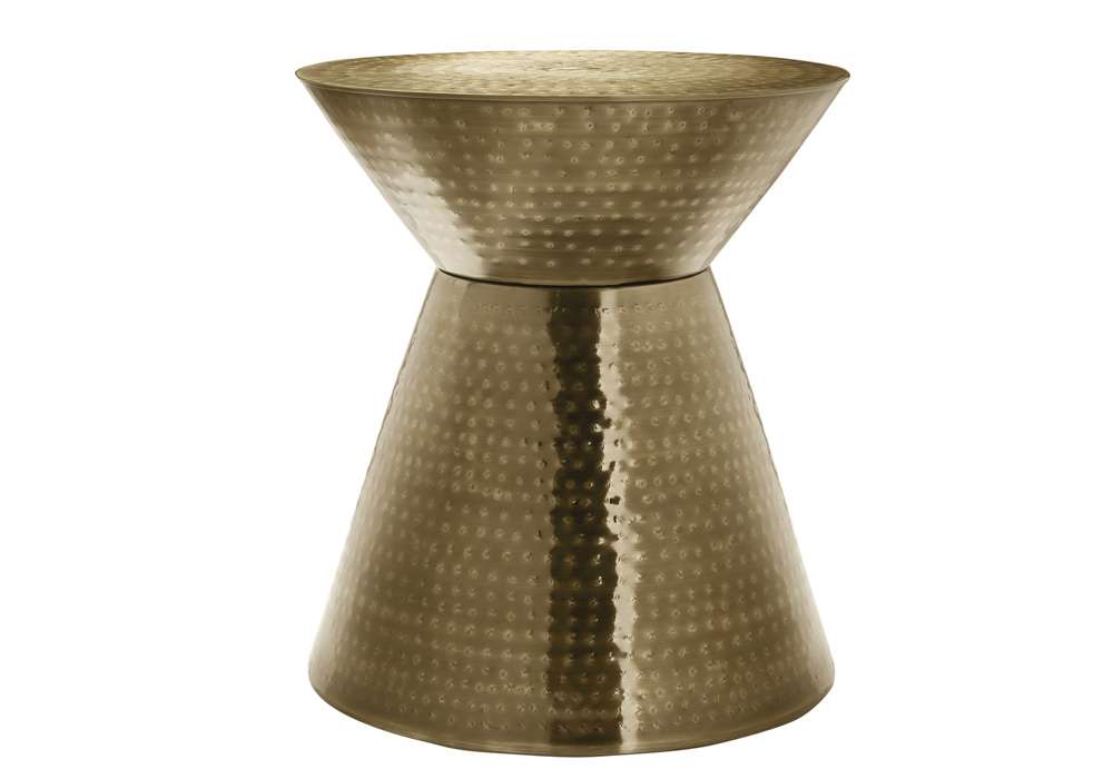 Monarch Specialties - Accent Table, Drum, Side, End, Nightstand, Lamp, Living Room, Bedroom, Gold Metal, Contemporary, Modern - I 3927 veiw 1
