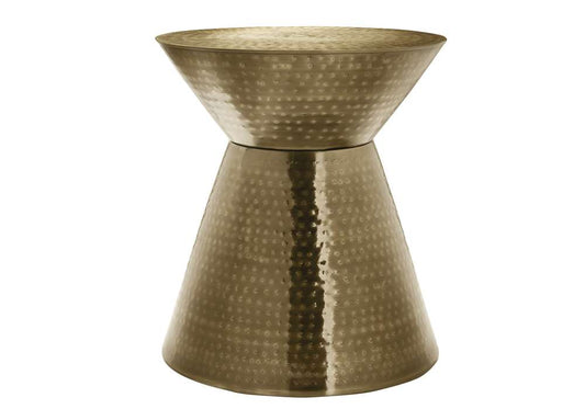 Monarch Specialties - Accent Table, Drum, Side, End, Nightstand, Lamp, Living Room, Bedroom, Gold Metal, Contemporary, Modern - I 3927 veiw 1