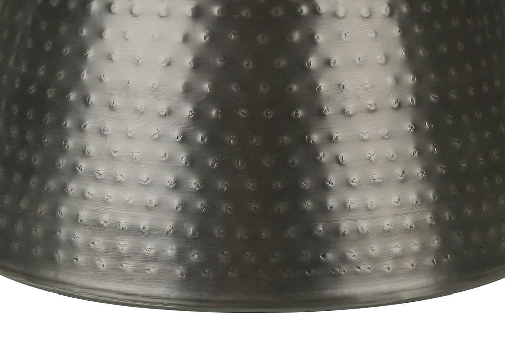 Monarch Specialties - Accent Table, Drum, Side, End, Nightstand, Lamp, Living Room, Bedroom, Grey Metal, Contemporary, Modern - I 3929 veiw 3
