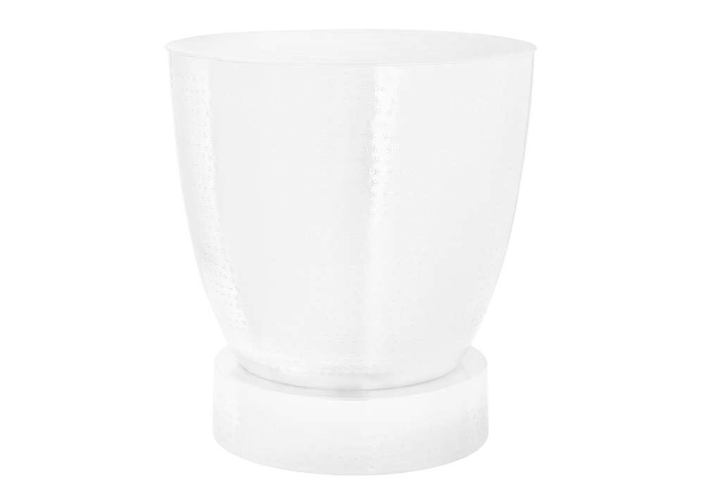 Monarch Specialties - Accent Table, Drum, Side, End, Nightstand, Lamp, Living Room, Bedroom, White Metal, Contemporary, Modern - I 3921 veiw 1
