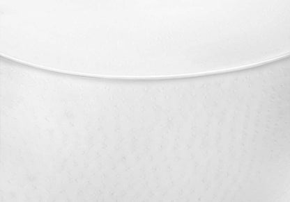 Monarch Specialties - Accent Table, Drum, Side, End, Nightstand, Lamp, Living Room, Bedroom, White Metal, Contemporary, Modern - I 3921 veiw 2