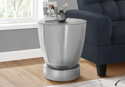 Monarch Specialties - Accent Table, Drum, Side, End, Nightstand, Lamp, Living Room, Bedroom, Chrome Metal, Contemporary, Modern - I 3920 veiw 5