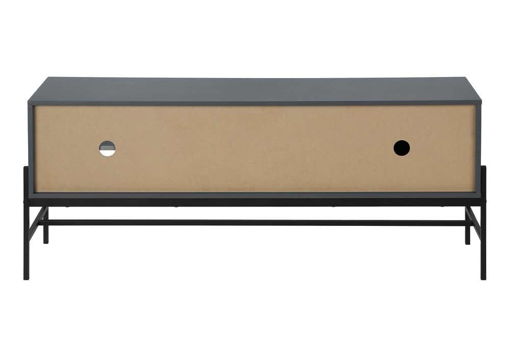 Monarch Specialties - Tv Stand, 60 Inch, Console, Media Entertainment Center, Storage Cabinet, Living Room, Bedroom, Grey Laminate, Black Metal, Contemporary, Modern - I 2739 veiw 4