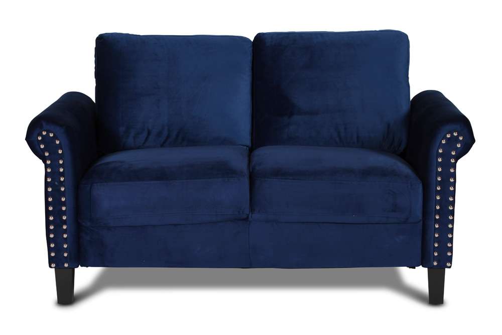 New Classic Furniture - Alani Loveseat-Deep Blue - UKD16-20-BLU veiw 2