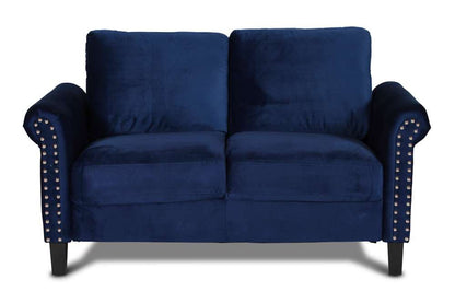 New Classic Furniture - Alani Loveseat-Deep Blue - UKD16-20-BLU veiw 2