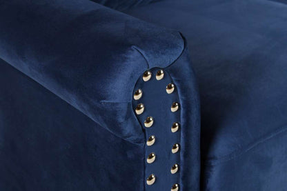 New Classic Furniture - Alani Loveseat-Deep Blue - UKD16-20-BLU veiw 4