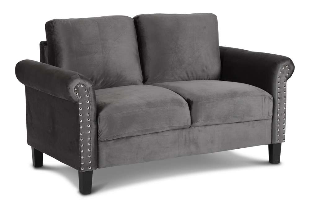 New Classic Furniture - Alani Loveseat-Slate Gray - UKD16-20-GRY veiw 1