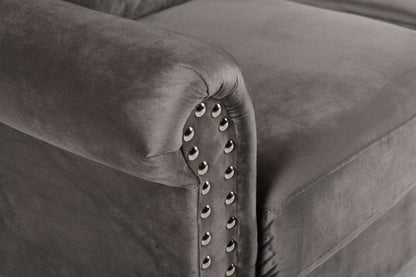 New Classic Furniture - Alani Loveseat-Slate Gray - UKD16-20-GRY veiw 4