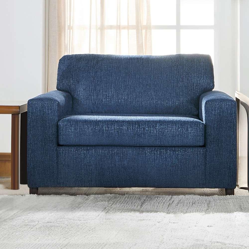 New Classic Furniture - Kylo Cuddle Chair-Blue - U1261-10-BLUE veiw 2