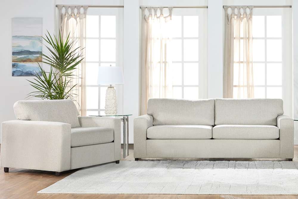 New Classic Furniture - Kylo Sofa-Chiffon Natural - U1261-30-NAT veiw 4