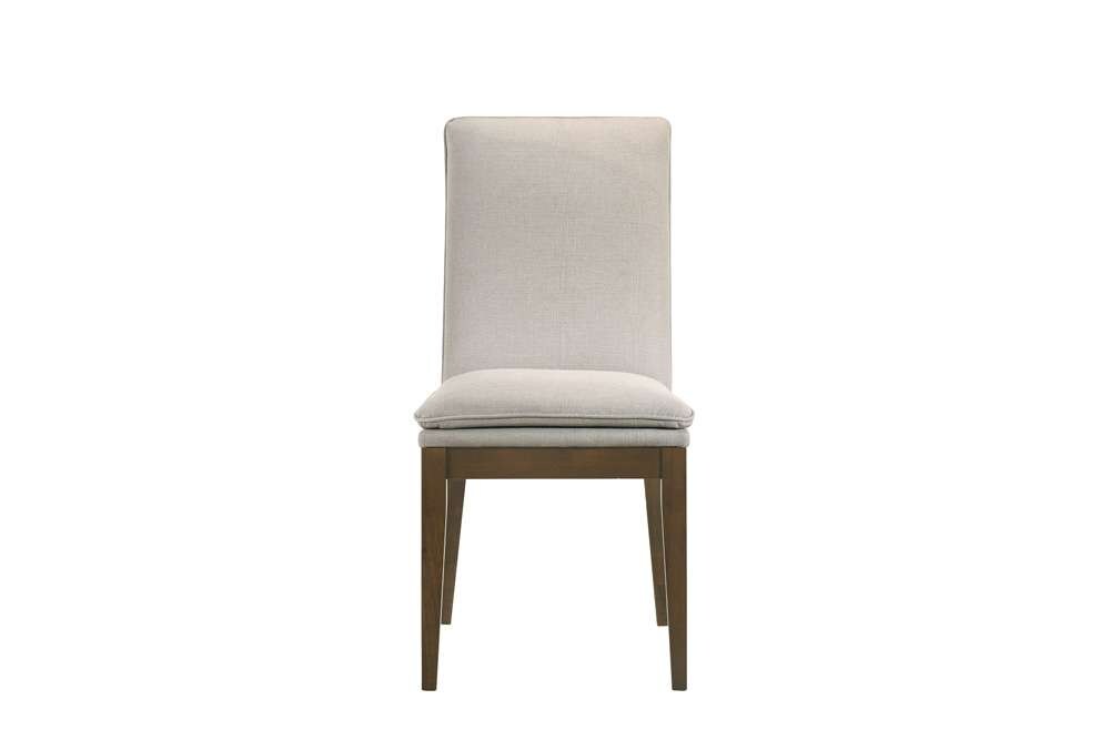 New Classic Furniture - Maggie Dining Chair W/Natural Cushion-Walnut (Set of 2) - D7185B-20-NAT veiw 5