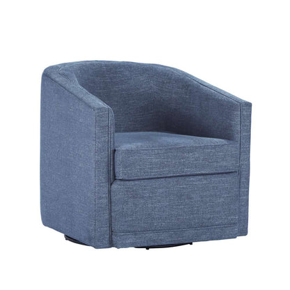 New Classic Furniture - Poppy Swivel Chair-Blue - U1045-12-BLU veiw 1