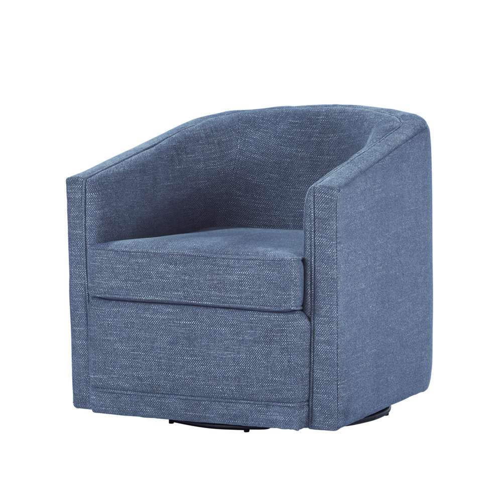 New Classic Furniture - Poppy Swivel Chair-Blue - U1045-12-BLU veiw 4