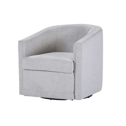 New Classic Furniture - Poppy Swivel Chair-Light Gray - U1045-12-LGY veiw 4