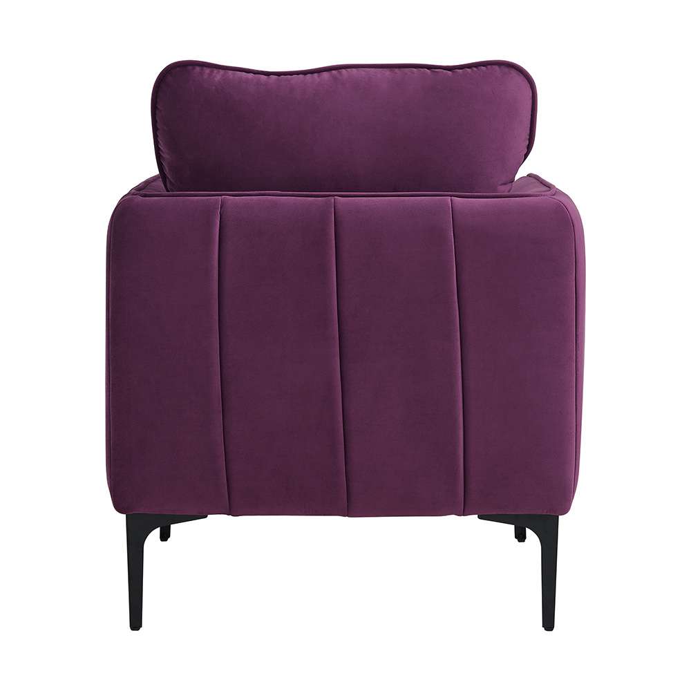 Picket House Furnishings - Reale Chair in Lavish 152 Purple Velvet - U-4460-8563-100 veiw 3
