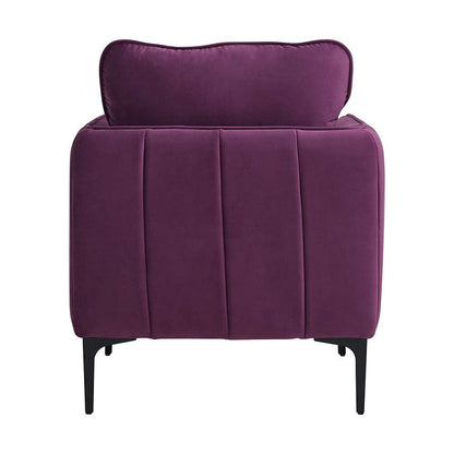 Picket House Furnishings - Reale Chair in Lavish 152 Purple Velvet - U-4460-8563-100 veiw 3