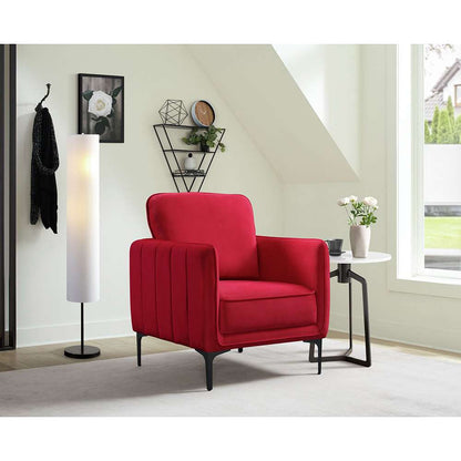 Picket House Furnishings - Reale Chair in Lavish 152 Red Velvet - U-4460-8560-100 veiw 2