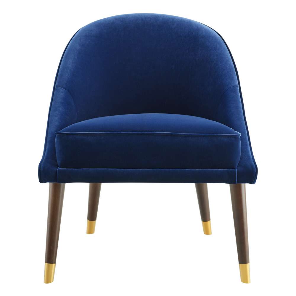 Steve Silver - Avalon Velvet Accent Chair - Navy - AV850ACN veiw 1